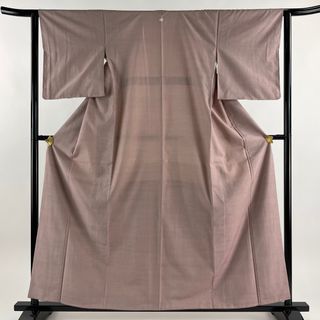 紬 身丈158cm 裄丈63cm 正絹 秀品 【中古】(着物)