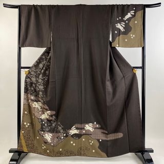 訪問着 身丈158cm 裄丈67.5cm 正絹 秀品 【中古】(着物)