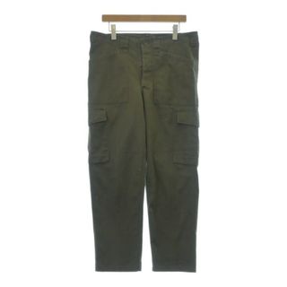 ミリタリー(MILITARY)のMILITARY ミリタリー カーゴパンツ -(XL位) カーキ 【古着】【中古】(ワークパンツ/カーゴパンツ)