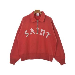 SAINT MICHAEL セントマイケル スウェット XL 赤 【古着】【中古】(スウェット)