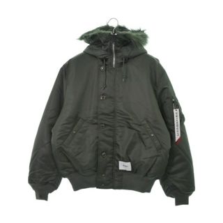 WTAPS ダブルタップス ミリタリーブルゾン L カーキ 【古着】【中古】(ミリタリージャケット)