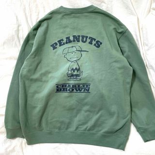 ユニクロ(UNIQLO)の【UNIQLO×PEANUTS】トレーナー/スウェット　チャーリーブラウン　ＸＬ(スウェット)