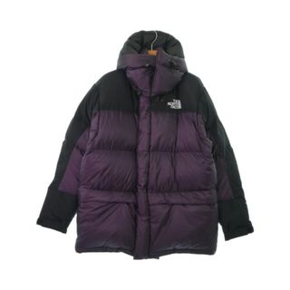 THE NORTH FACE ダウンジャケット/ダウンベスト L 紫x黒 【古着】【中古】(ダウンジャケット)