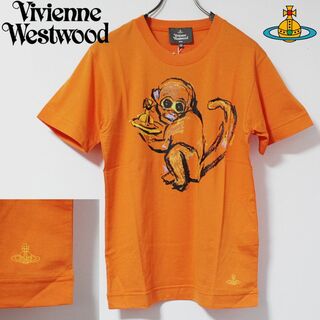 ヴィヴィアンウエストウッド(Vivienne Westwood)の新品 ヴィヴィアンウエストウッド モンキー オーブ刺繍 半袖Tシャツ S相当(Tシャツ/カットソー(半袖/袖なし))