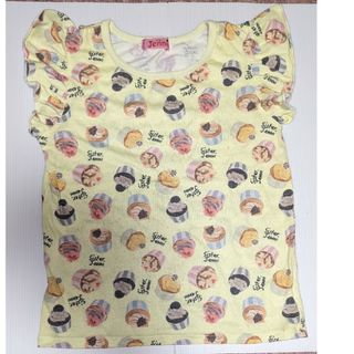 ジェニィ(JENNI)のJENNI 半袖Tシャツ 女の子 子供服 140cm レモンイエロー Girls(Tシャツ/カットソー)