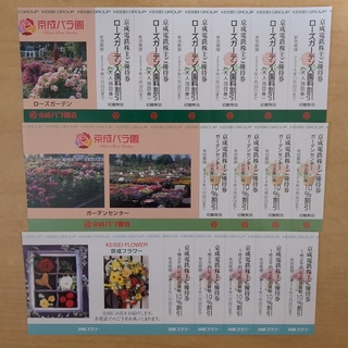 最新版 京成バラ園、ローズガーデン、京成フラワー割引券 241130まで(その他)