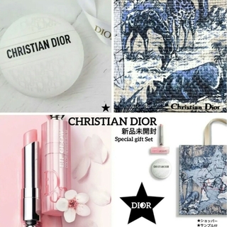 クリスチャンディオール(Christian Dior)の【新品未開封】DIORバッグ♡コスメスペシャル3set♡サンプル5:紙袋<大>付(トートバッグ)