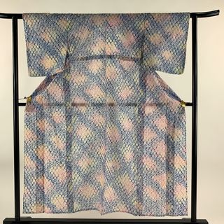 浴衣 身丈153cm 裄丈61cm 綿 名品 【中古】