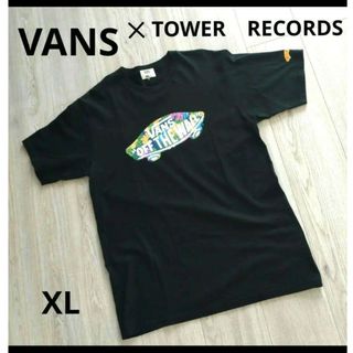 VANS - 【希少】【古着】VANS　バンズTシャツ　タワーレコードコラボ　黒　XL