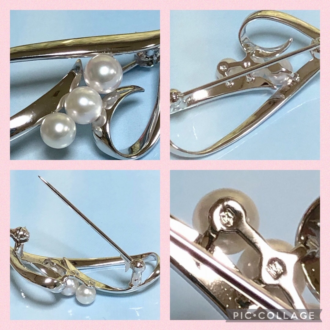 MIKIMOTO - ミキモトブローチ🌷 ロングセラー✨シンプルハートモチーフ MIKIMOTO - ミキモトブローチ🌷 ロングセラー✨シンプルハートモチーフ