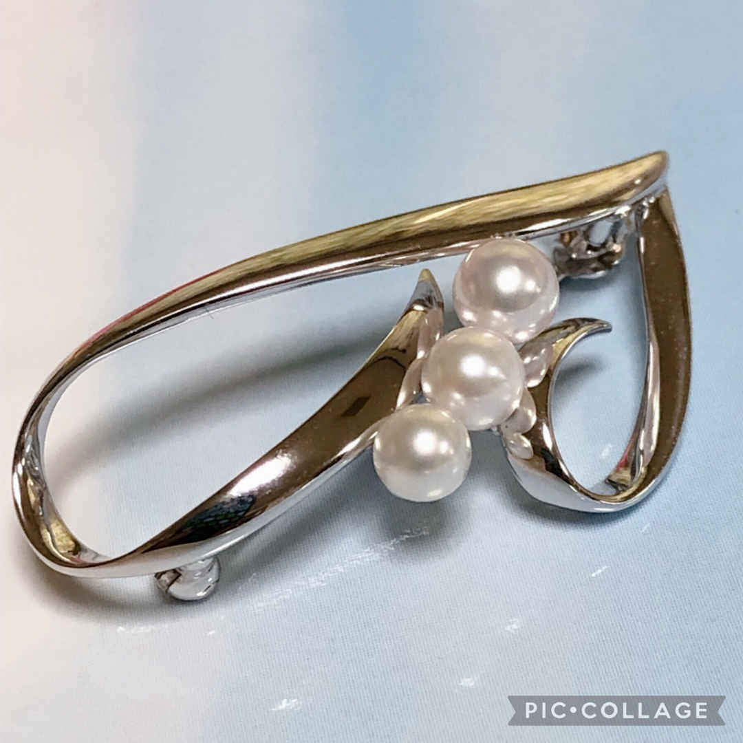 MIKIMOTO - ミキモトブローチ🌷 ロングセラー✨シンプルハートモチーフ MIKIMOTO - ミキモトブローチ🌷 ロングセラー✨シンプルハートモチーフ