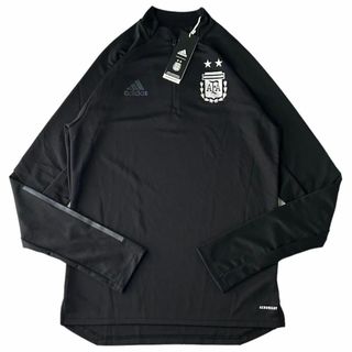 アディダス(adidas)の【新品・未使用】サッカー アルゼンチン代表 トレーニングトップ長袖 ブラック(ウェア)