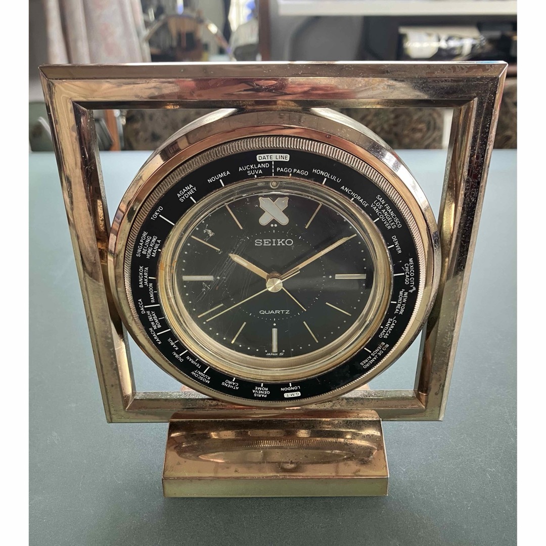 SEIKO - セールSEIKO ワールドタイム 日本製 QUARTZ QK519G 世界 SEIKO - セールSEIKO ワールドタイム 日本製 QUARTZ QK519G 世界