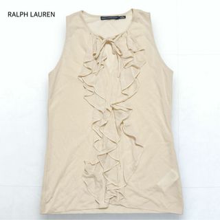 ラルフローレン(Ralph Lauren)の美品＊ラルフローレン ストライプ シャツ ポニー刺繍 オレンジ 2(シャツ/ブラウス(半袖/袖なし))