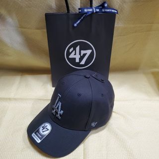 47 Brand - 新品 ドジャース キャップ 47 MVP 黒 レア かっこいい 大谷翔平 MLB