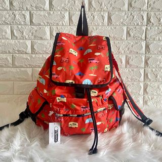 レスポートサック(LeSportsac)のLeSportsac レスポートサック リュックサックオレンジ(リュック/バックパック)