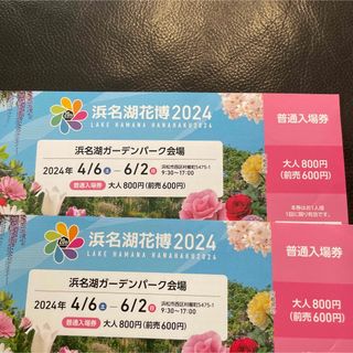 浜名湖花博2024 浜名湖ガーデンパーク会場　チケット 大人２枚