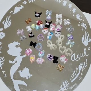 ネイルパーツ まとめ売り サンリオ DIY レジン デコパーツ(デコパーツ)