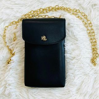 ラルフローレン(Ralph Lauren)の未使用級　ラルフローレン クロスボディー ゴールド金具 スマホショルダーバッグ(ショルダーバッグ)