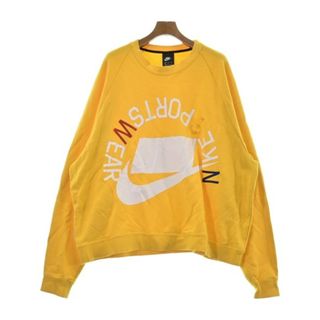 ナイキ(NIKE)のNIKE ナイキ スウェット XL 黄 【古着】【中古】(スウェット)