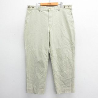 フィルソン(FILSON)のW40★古着 フィルソン パンツ メンズ 80年代 80s 大きいサイズ タロン ベージュ カーキ 24may22 中古 ボトムス ロング(ワークパンツ/カーゴパンツ)