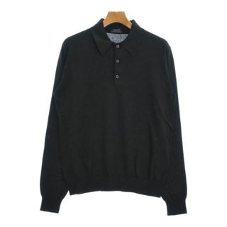 プラダ(PRADA)のPRADA プラダ ニット・セーター 48(L位) 黒 【古着】【中古】(ニット/セーター)