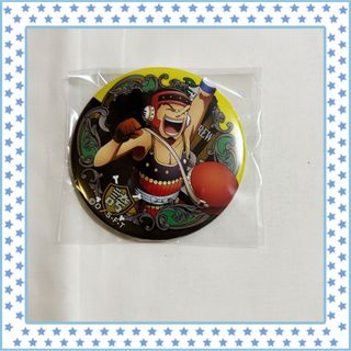 ワンピース(ONE PIECE)の【即購入◎】ONEPIECE 輩缶バッジ WORLD ウソップ 麦わらストア(バッジ/ピンバッジ)