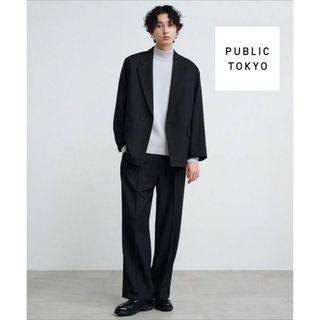 パブリックトウキョウ(PUBLIC TOKYO)の【送料無料】PUBLIC TOKYOエバークリースGRツイルストレートスラックス(スラックス)