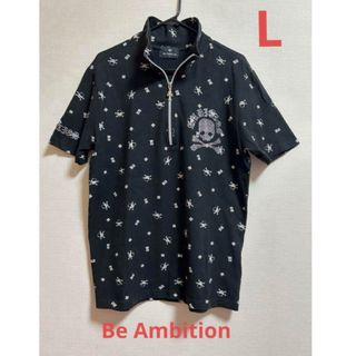 ビーアンビション Be Ambition ジップ 半袖 シャツ スカル ドクロ(Tシャツ/カットソー(半袖/袖なし))