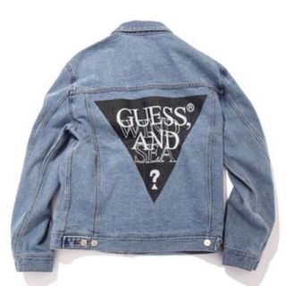 ウィンダンシー(WIND AND SEA)のWINDANDSEA×GUESS OVERSIZEデニムジャケットＸＬ新品未使用(Gジャン/デニムジャケット)