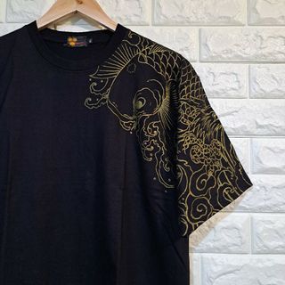 [ARAPACE] 鯉龍鳳凰 和柄 半袖Tシャツ [サイズXL] L-91470(Tシャツ/カットソー(半袖/袖なし))