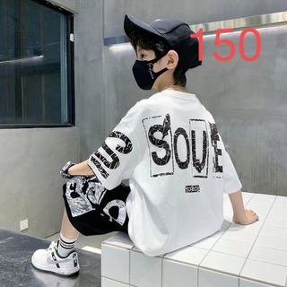 KSFB008キッズ 子供服 セットアップ トップス+ショートパンツ 男の子 夏(Tシャツ/カットソー)