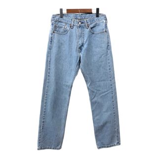 リーバイス(Levi's)の00年代 Levi's リーバイス 505 デニムパンツ ライトブルー (メンズ W32 L29) 中古 古着 Q7373(デニム/ジーンズ)