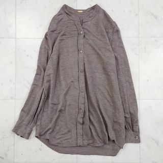 ドゥーズィエムクラス(DEUXIEME CLASSE)の美品♪ ミューズドゥドゥーズィエムクラス リネン100% 長袖シャツ(カットソー(長袖/七分))