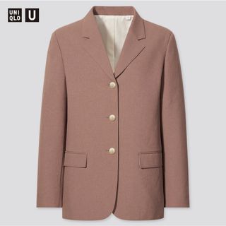 ユニクロ(UNIQLO)のUNIQLOU  セットアップ　ピンクブラウン(セット/コーデ)