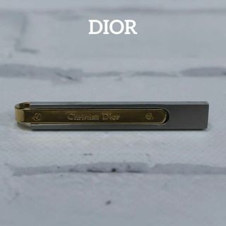 Christian Dior - 【匿名配送】 DIOR ディオール タイピン ゴールド ロゴ シルバー