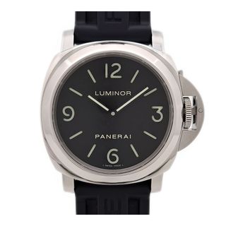 オフィチーネパネライ(OFFICINE PANERAI)のオフィチーネ パネライ ルミノール ベース 手巻き PAM00112 手巻き ステンレススティール メンズ OFFICINE PANERAI 【中古】 【時計】(腕時計(アナログ))