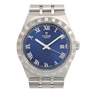 チューダー ロイヤル デイト ブルー文字盤  28500 自動巻き ステンレススティール メンズ TUDOR 【中古】 【時計】