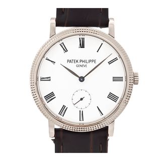 PATEK PHILIPPE - パテックフィリップ カラトラバ スモールセコンド 手巻き 7119G-010 手巻き ホワイトゴールド メンズ ボーイズ PATEK PHILIPPE 【中古】 【時計】