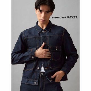 エッセンシャル(Essential)の【送料無料】essential+JACKET. デニムジャケット L インディゴ(Gジャン/デニムジャケット)