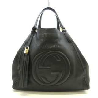 グッチ(Gucci)のGUCCI(グッチ) トートバッグ ソーホーセラリウス 282309 黒 レザー(トートバッグ)