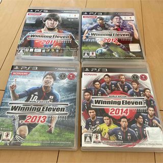 プレイステーション3(PlayStation3)のワールドサッカー ウイニングイレブン 2014他ウイイレ系4本セット(家庭用ゲームソフト)