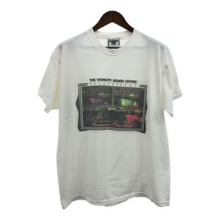 リー(Lee)の90年代 USA製 Lee リー ニューヨーク ロチェスター 半袖Ｔシャツ プリント ホワイト (メンズ XL) 中古 古着 Q7391(Tシャツ/カットソー(半袖/袖なし))