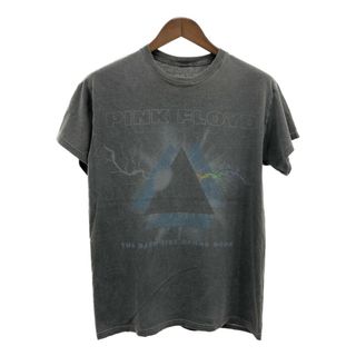 PINK FLOYD ピンクフロイド 狂気 半袖Ｔシャツ バンドT ライトグレー (メンズ S) 中古 古着 Q7398(Tシャツ/カットソー(半袖/袖なし))