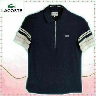 Lacoste ラコステ ポロシャツ ジップネック　ワニロゴ(ポロシャツ)