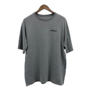 patagonia - patagonia パタゴニア 半袖Ｔシャツ アウトドア ロゴ グレー (メンズ XL) 中古 古着 Q7400