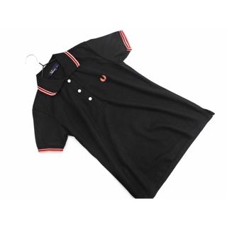 フレッドペリー(FRED PERRY)のFRED PERRY フレッドペリー ポロシャツ sizeM/黒 ■◆ レディース(ポロシャツ)