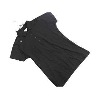 DESCENTE - DESCENTE デサント ストレッチ ポロシャツ sizeS/黒 ■◆ レディース