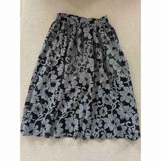 ザラ(ZARA)のZARA 花柄　フレアスカート(ひざ丈スカート)