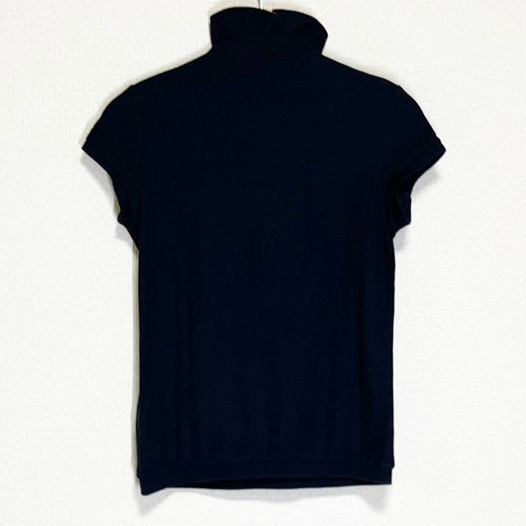 MONCLER(モンクレール) 半袖ポロシャツ サイズXS レディース美品 - ダークネイビー×レッド MONCLER(モンクレール) 半袖ポロシャツ サイズXS レディース美品 - ダークネイビー×レッド